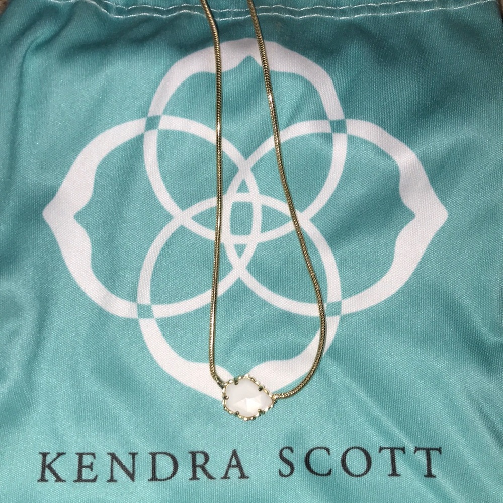 Kendra Scott White Mara Necklace